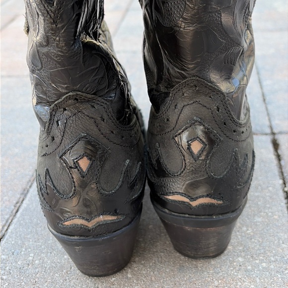 ARIAT Women's Dahlia Embossed Wingtip Cowgirl Boot Snip Toe 10011914 - Size 7.5 - Picture 5 of 13